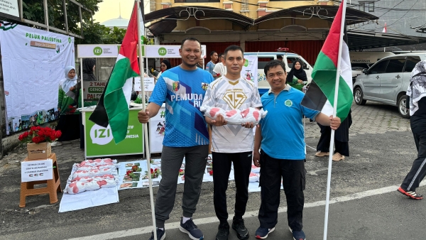 Sambut Pelantikan, Ketua Umum BKPRMI Pimpin Lari Pagi dan Suarakan Dukungan Kemerdekaan Palestina