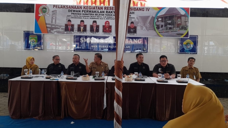 Serap Aspirasi Pendidikan, Anggota DPRD Sumsel Gelar Reses di SMKN 8 Palembang