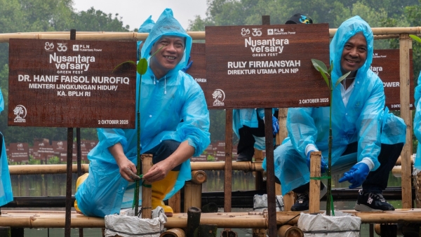Rayakan HUT ke-30, PLN Nusantara Power Tanam 16 Ribu Pohon Dukung Pemulihan Ekosistem Pesisir