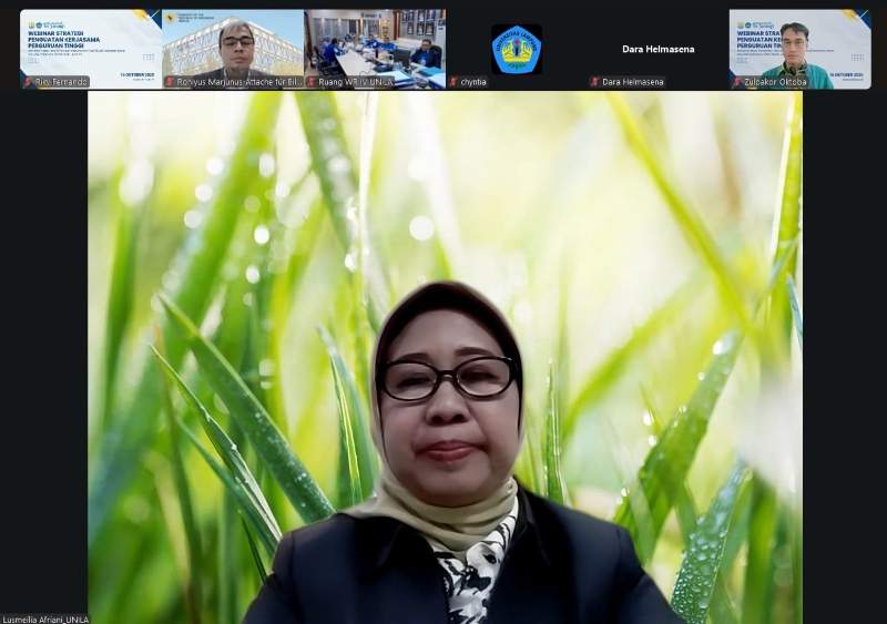 Kejar Kualitas Internasional, Unila Jalin Sinergi dengan Atase Pendidikan KBRI Berlin