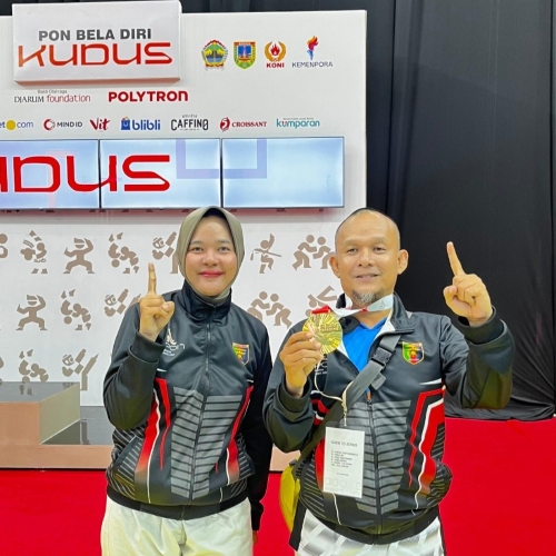 Sempat Gagal Dua Kali, Atlet Kempo Lampung Vina Febriana Raih Emas di PON Beladiri