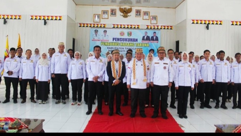Dikukuhkan, Bupati Minta Karang Taruna Tanggamus Jadi Garda Terdepan Perangi Narkoba