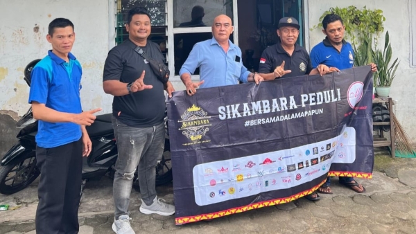 Sikambara Peduli Jenguk Qowi Albari Penderita Chorea Syndrome, Salurkan Bantuan Kemanusiaan