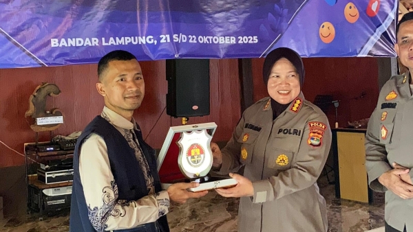 Tangkal Hoaks, Polda Lampung Dorong Konten Edukatif Polri