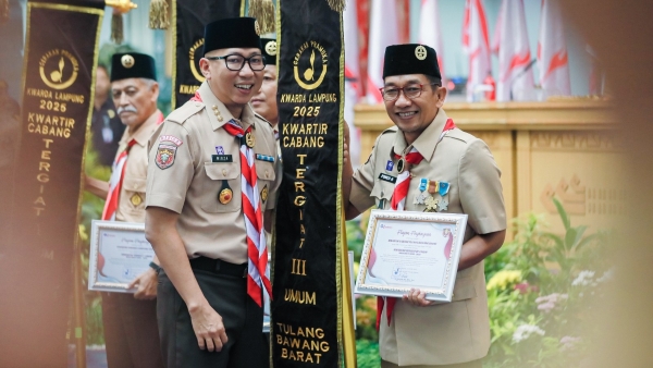 Jadikan Pramuka Kompas Moral, Gubernur Mirza Dorong Gugus Depan Tanam Cabai Tekan Inflasi