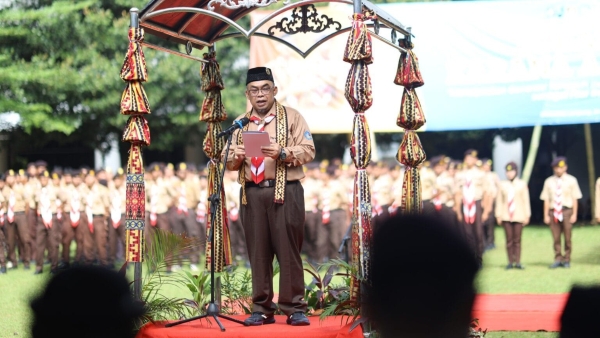 Perkuat Karakter, Pramuka Unila Gelar LKA 2025 di Lapangan Rektorat