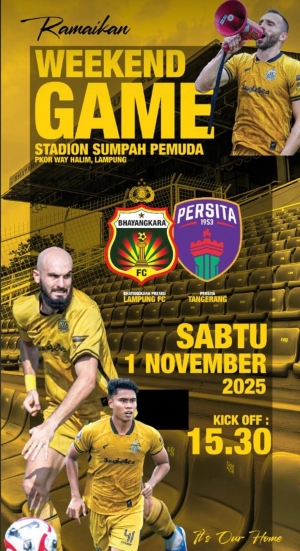 Bhayangkara FC Jamu Persita Sabtu Sore, Tiket Diskon 20 Persen