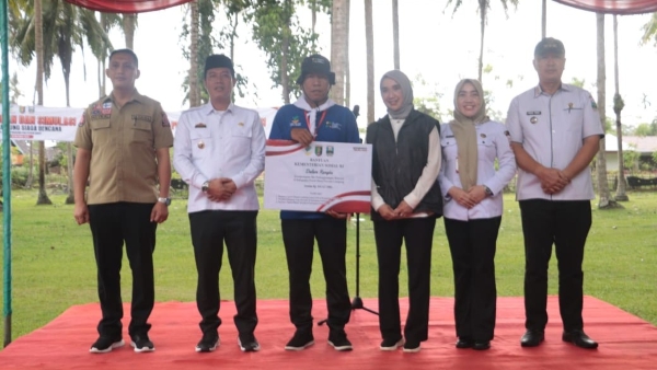 Hadapi Ancaman Bencana, Bupati Dedi Irawan Kukuhkan Dua KSB di Pesisir Barat