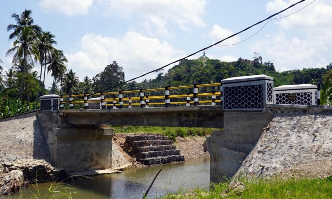 Jembatan Way Buatan Diresmikan, Warga Sidomulyo Tak Lagi Khawatir Banjir
