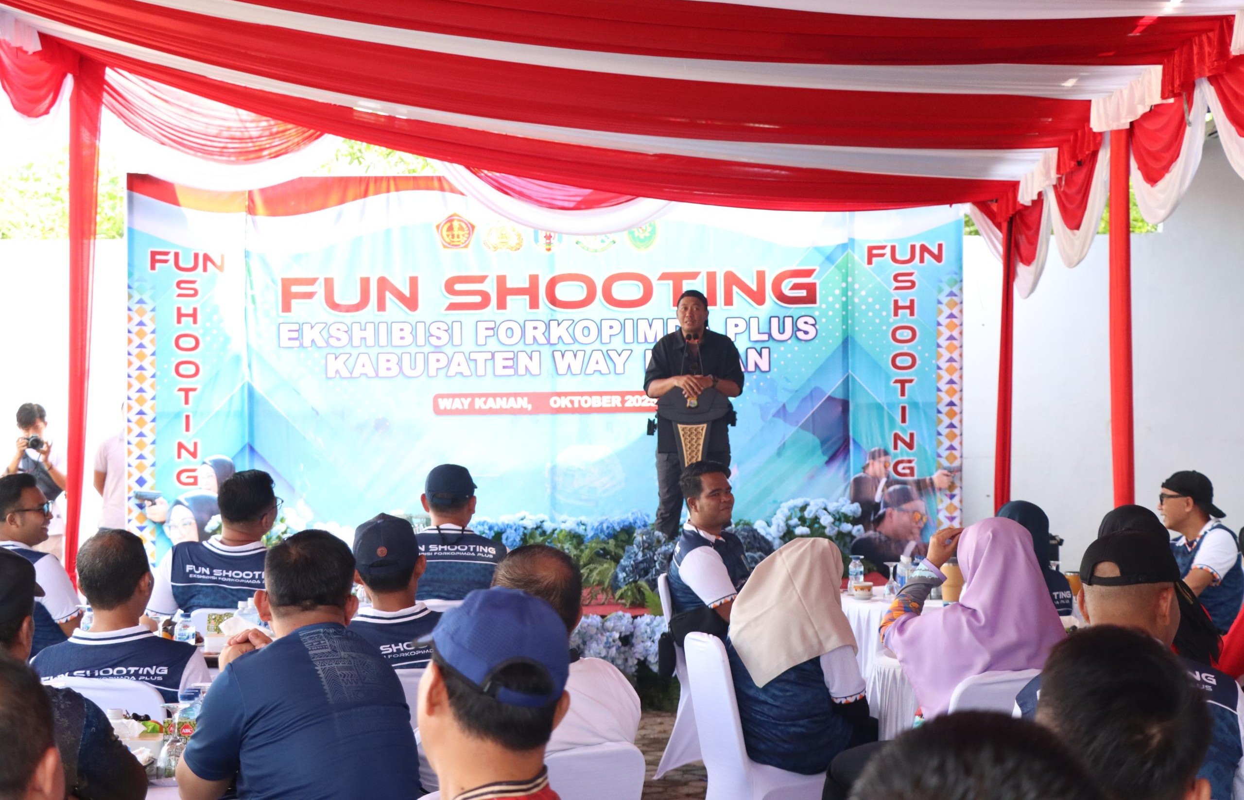 Kapolres Way Kanan Gelar Fun Shooting Forkopimda Plus, Perkuat Sinergi dan Kebersamaan