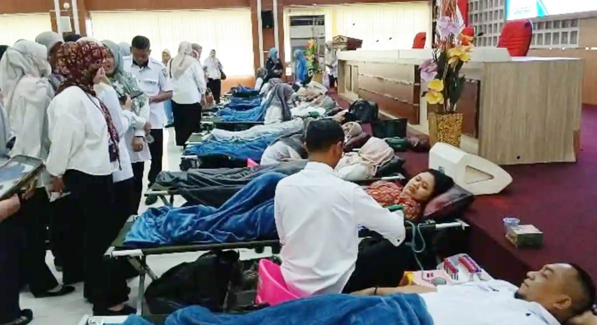 Peringati HKN ke-61, Pemkot Bandar Lampung Gelar Donor Darah untuk Perkuat Stok PMI