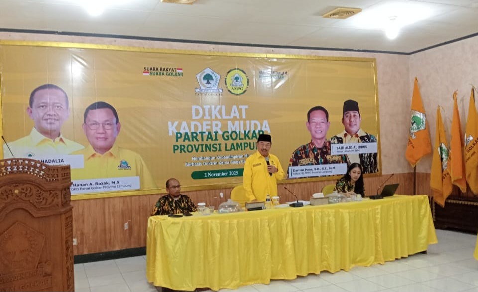 Diklat Perdana AMPG, Golkar Lampung Cetak Calon Pemimpin Muda