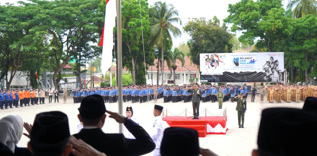 Pemkab Lampung Selatan Gelar Upacara Hari Pahlawan ke-80 Tahun 2025