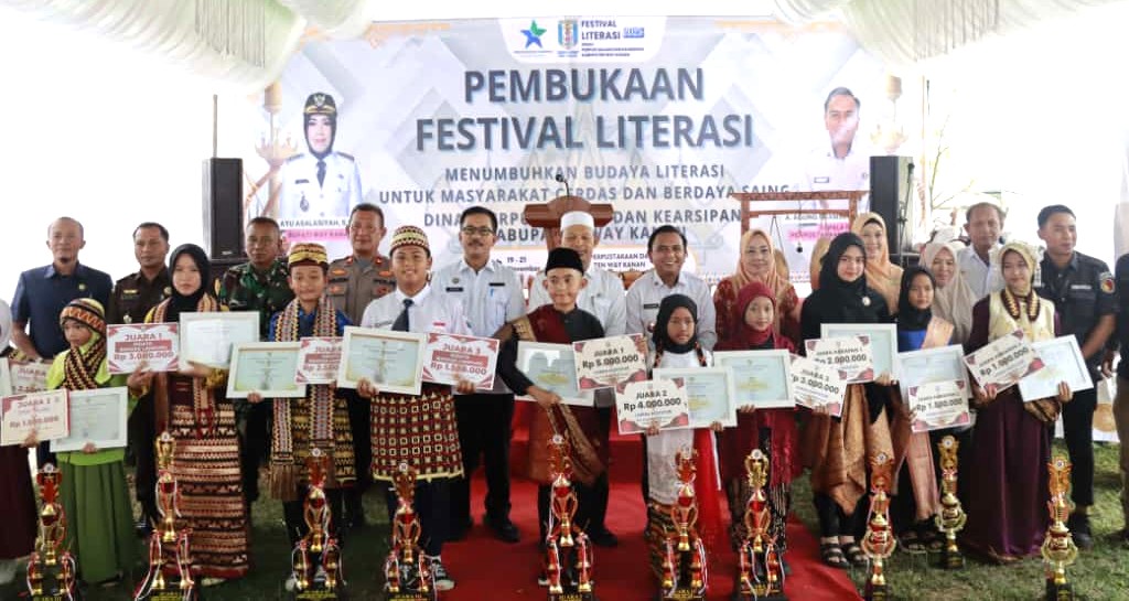 Dinas Perpustakaan dan Kearsipan Kabupaten Way Kanan Gelar Festival Literasi 2025