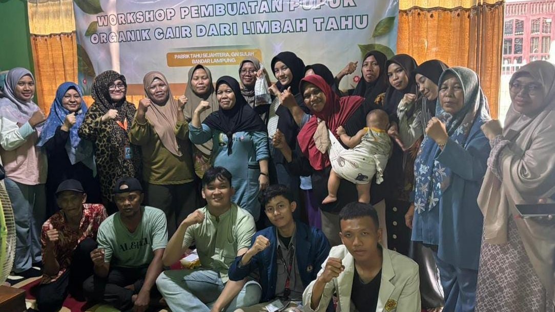 USBRJ Latih Warga Olah Limbah Cair Tahu Jadi Pupuk Organik, Dukung Ekonomi Sirkular