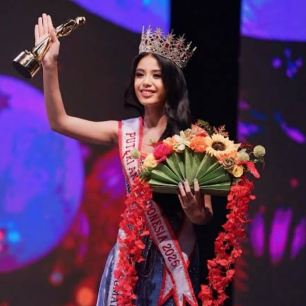 Gadis 12 Tahun Asal Palembang, Kalinka Shereen, Raih Gelar Putri Anak Indonesia 2025