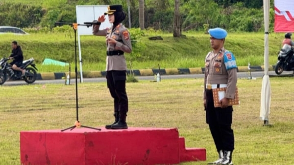 Antisipasi Cuaca Ekstrem, Polres Pesibat Gelar Apel Kesiapsiagaan Bencana Lintas Instansi