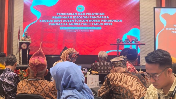 BPIP Gelar Pelatihan Dosen di Palembang, Perkuat Ideologi Pancasila