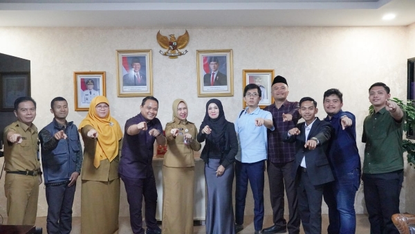 HIPMI Syariah Lampung Audiensi ke Biro Perekonomian, Siap Perkuat KDEKS