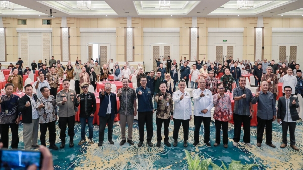 Pekan Pendidikan Wartawan Lampung, Sekdaprov Sebut Isu Pajak Media Sebagai Alarm Penting