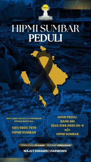 Sumbar Dilanda Bencana, HIPMI Buka Donasi Gerakan Peduli