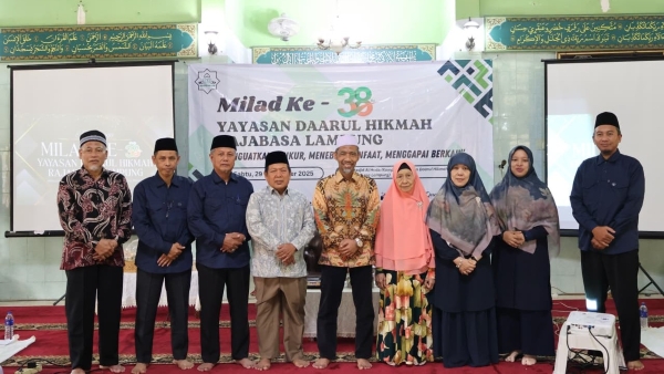 Rayakan Milad Ke-38, Daarul Hikmah Lampung Perkuat Komitmen Manfaat Sosial
