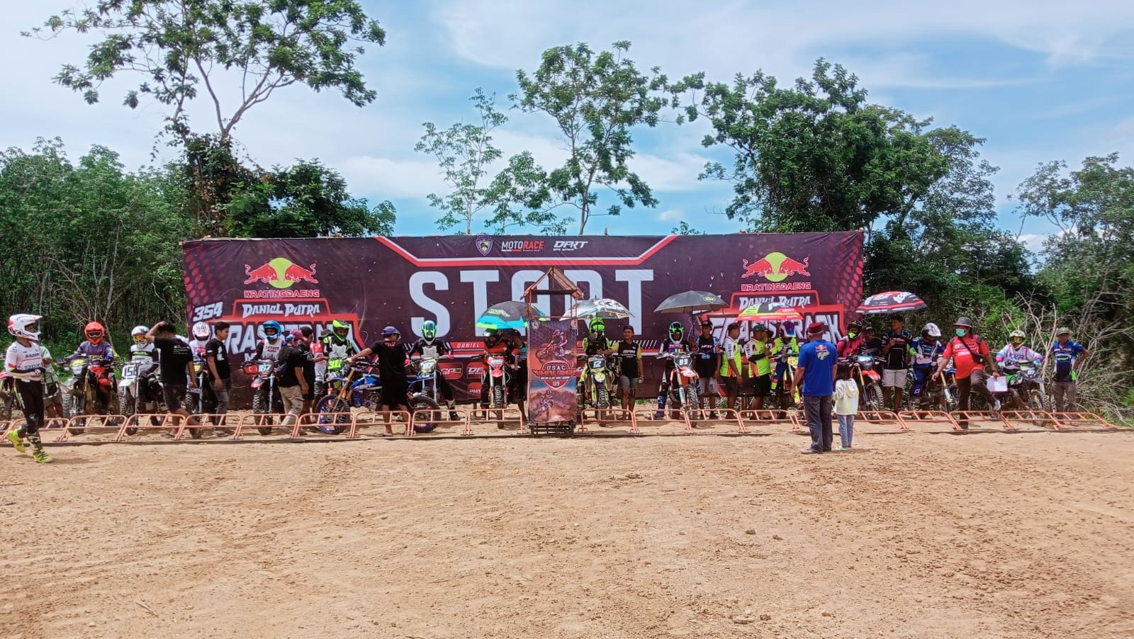 Kejuaraan Daniel Putra 354 Grastrack MX 2025, 129 Pembalap Ramaikan Way Kanan