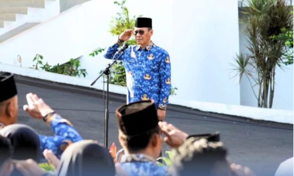 Apel Bulanan Pemkot Bandar Lampung Tekankan Layanan Warga dan Kedisiplinan