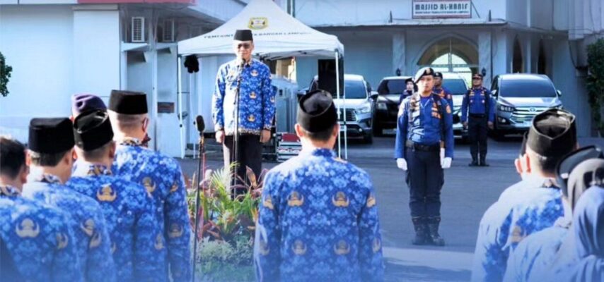 Apel Bulanan Pemkot Bandar Lampung Tekankan Layanan Warga dan Kedisiplinan
