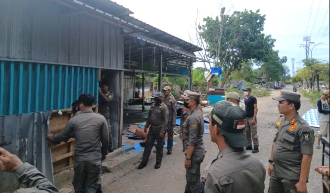 Penertiban Kafe PKOR Way Halim: Pemkot Bandar Lampung Bongkar 14 Lokasi Tak Berizin
