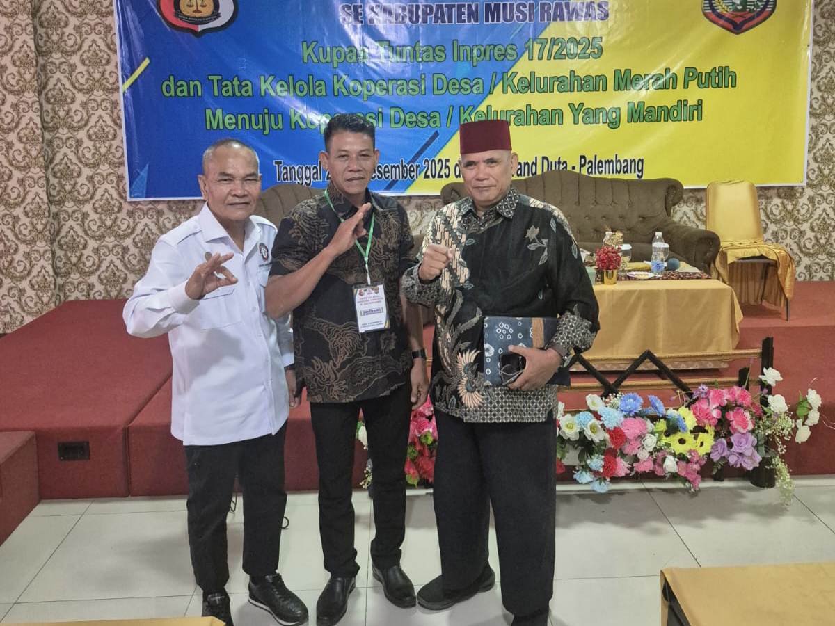 Resmi Ditutup, Bimtek Koperasi Merah Putih Musi Rawas Lahirkan Penggerak Ekonomi Desa