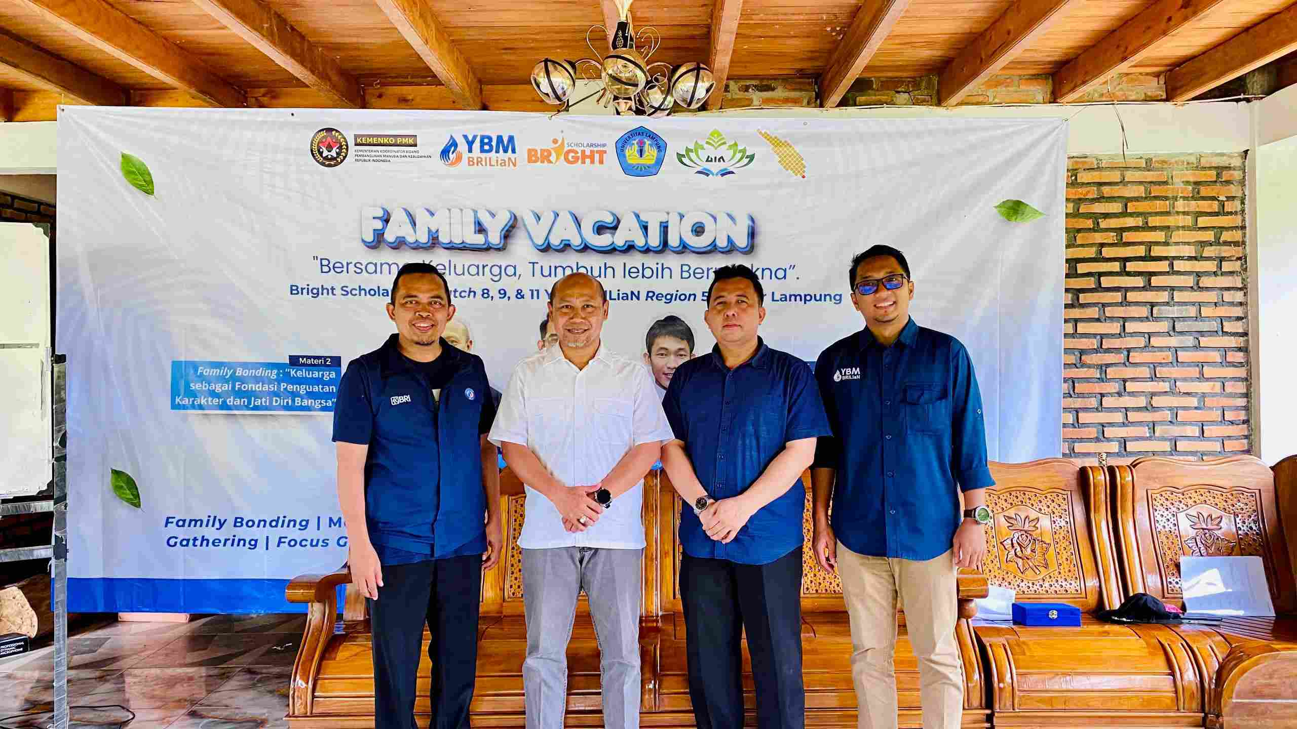 Hadirkan Deputi Kemenko PMK, YBM BRILiaN Bandar Lampung Perkuat Karakter Awardee Bright Scholarship