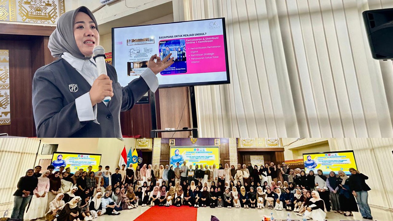 Bekal Lulusan Ciptakan Kerja, FOSMAKI FKIP Unila Gelar Seminar Kewirausahaan