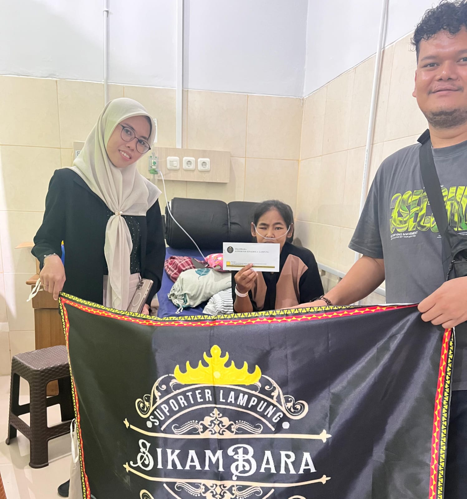 Solidaritas Tanpa Batas, Sikambara Bantu Pasien Jantung Bocor Asal Natar