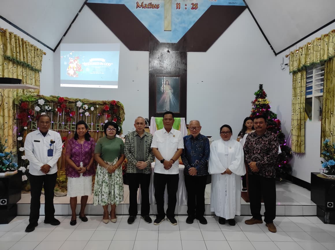 Lapas Tahuna Gelar Natal, Warga Binaan Dikuatkan Pesan Imanuel