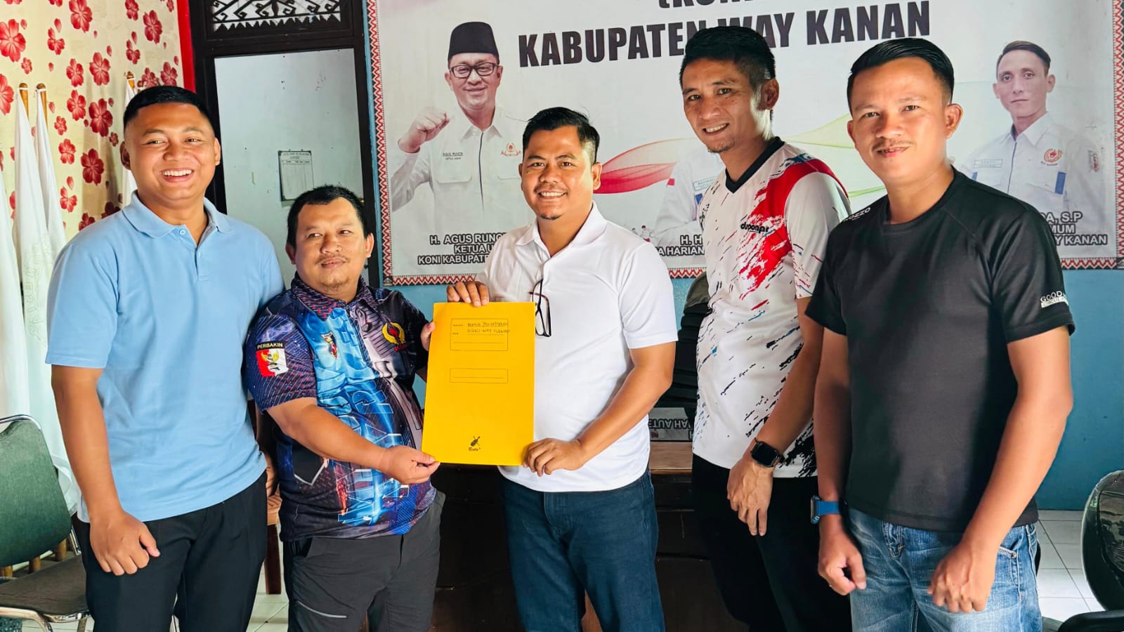 Indra Septa Purnama Ditetapkan Calon Tunggal, Siap Pimpin KONI Way Kanan Aklamasi