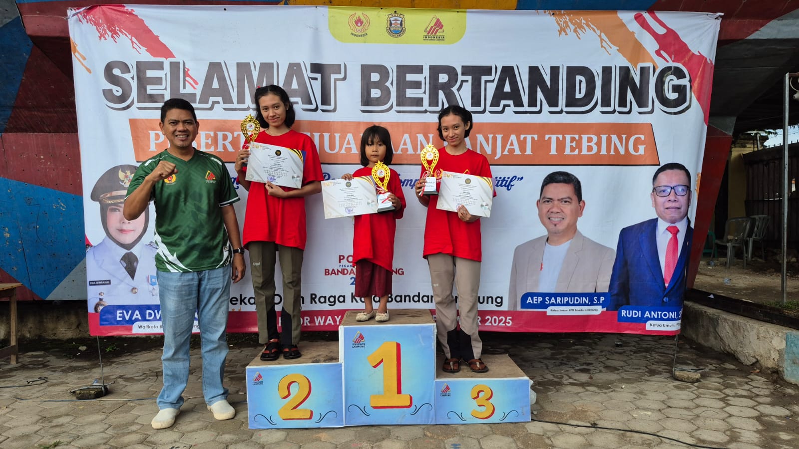 PORKOT Bandar Lampung 2025: FPTI Jaring 38 Atlet Panjat Tebing Muda Berbakat