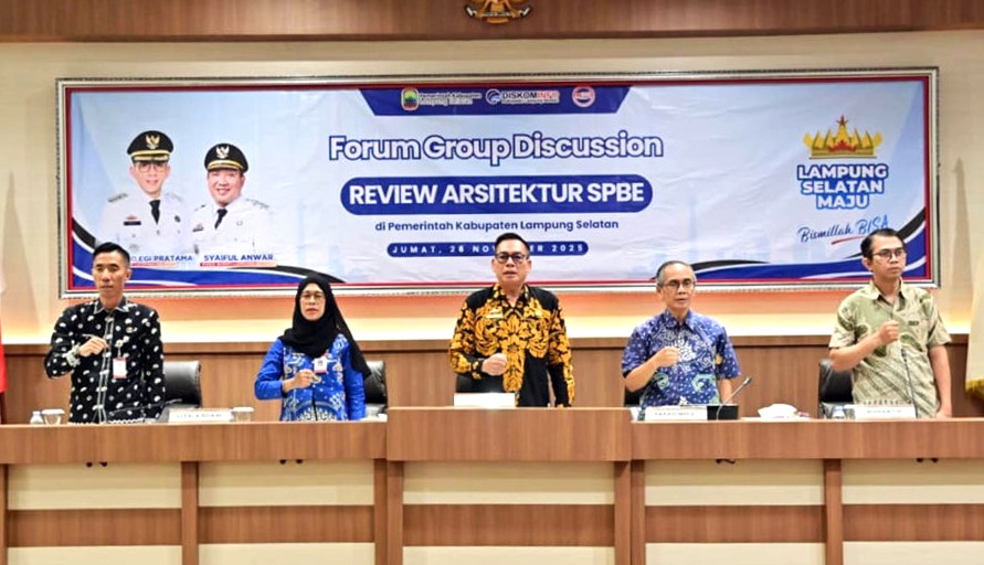 Pemkab Lampung Selatan Gelar FGD Review Arsitektur SPBE dan Penyusunan Arsitektur Data