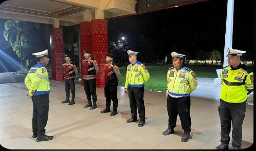 Jaga Kondusivitas Jelang Tahun Baru, Polres Banyuasin Gelar Patroli Anti Premanisme