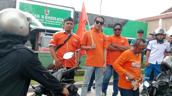 Aksi Damai Buruh Probolinggo Tuntut Kebijakan Daerah Lebih Berpihak kepada Pekerja