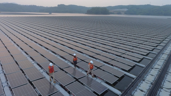 PLN Nusantara Power Akselerasi Pembangkit Hijau, PLTS Terapung Cirata Jadi Tonggak Energi Surya Skala Besar