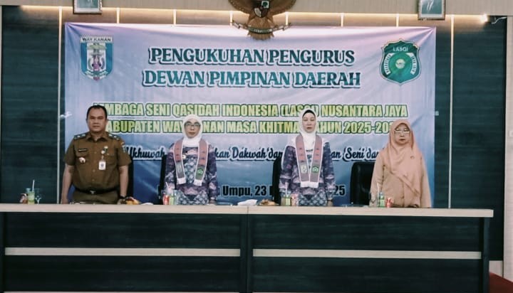 LASQI Nusantara Jaya Kukuhkan Pengurus DPD Way Kanan Masa Khidmat 2025–2030