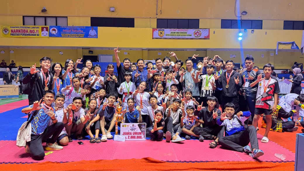 FORKI Lampung Utara Sabet Juara Umum III di Kejuaraan Karate Gubernur Cup V 2026