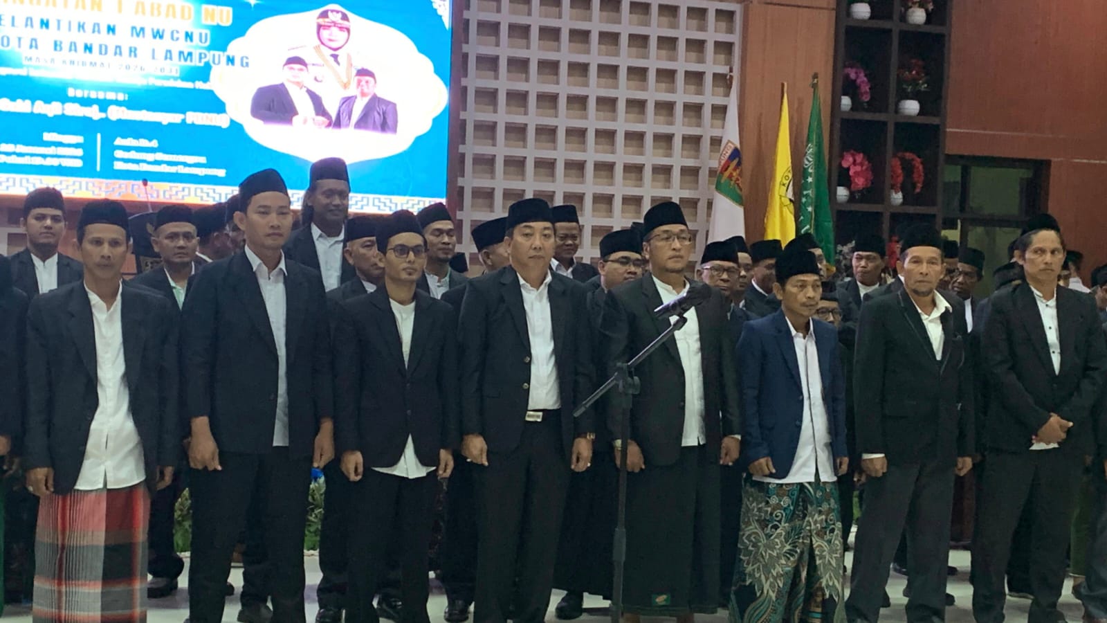 Lantik 20 MWC NU se-Bandar Lampung, Prof. Said Aqil Siroj Tekankan Peran Penjaga Ideologi