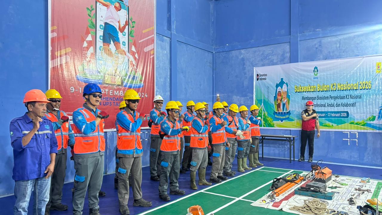 Peringati Bulan K3 Nasional 2026, PLN UP3 Tahuna Perketat Pengawasan Peralatan Kerja