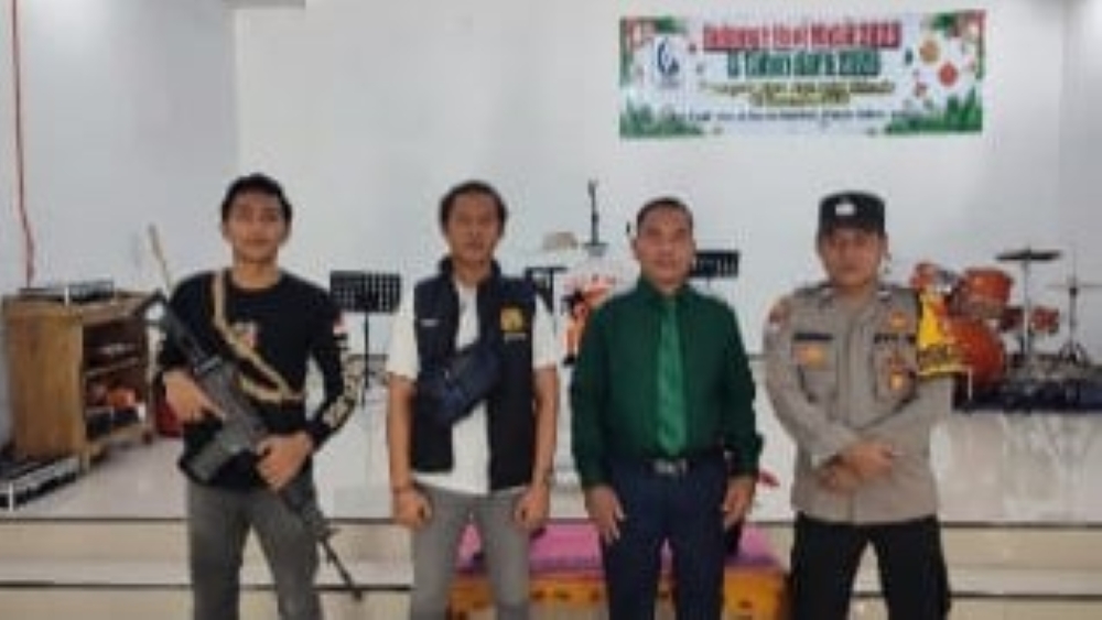 Polres Pesisir Barat Amankan Ibadah Tahun Baru 2026, Situasi Gereja Kondusif