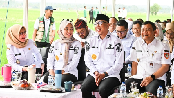 Panen Raya Nasional Jadi Momentum Penguatan Ketahanan Pangan di Pesawaran