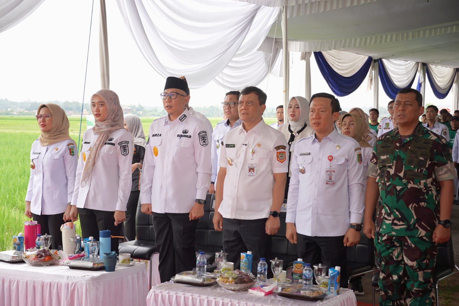 Produksi Padi Lampung Naik 15 Persen, Prabowo Tegaskan Target Swasembada Pangan