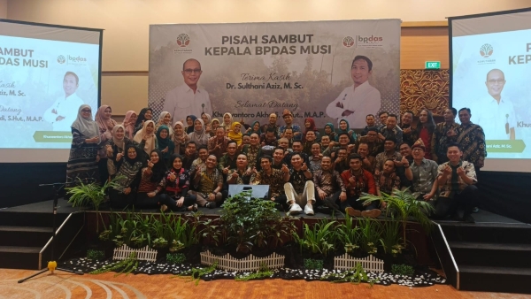 Kepala BPDAS Musi Tegaskan Komitmen Sinergi dan Inovasi Program Kehutanan dalam Acara Pisah Sambut