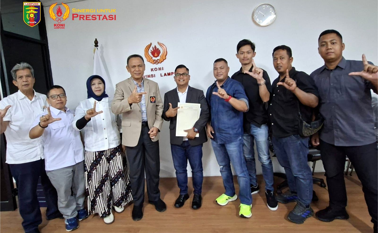 Kepengurusan Baru KONI Way Kanan Resmi Dikukuhkan